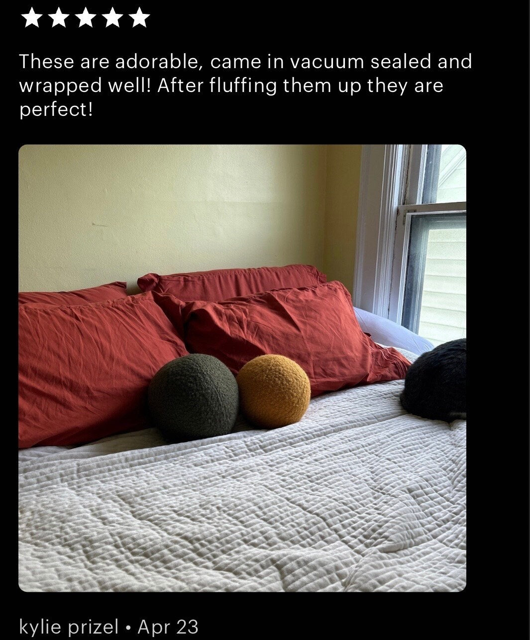 Handmade Boucle Ball Pillow: Mustard Teddy Round Cushion